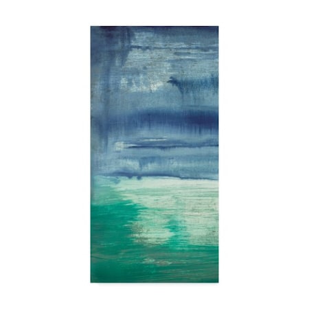Jennifer Goldberger 'Blue Bayou I' Canvas Art,24x47